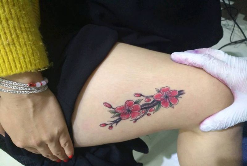 遮盖疤痕纹身图片