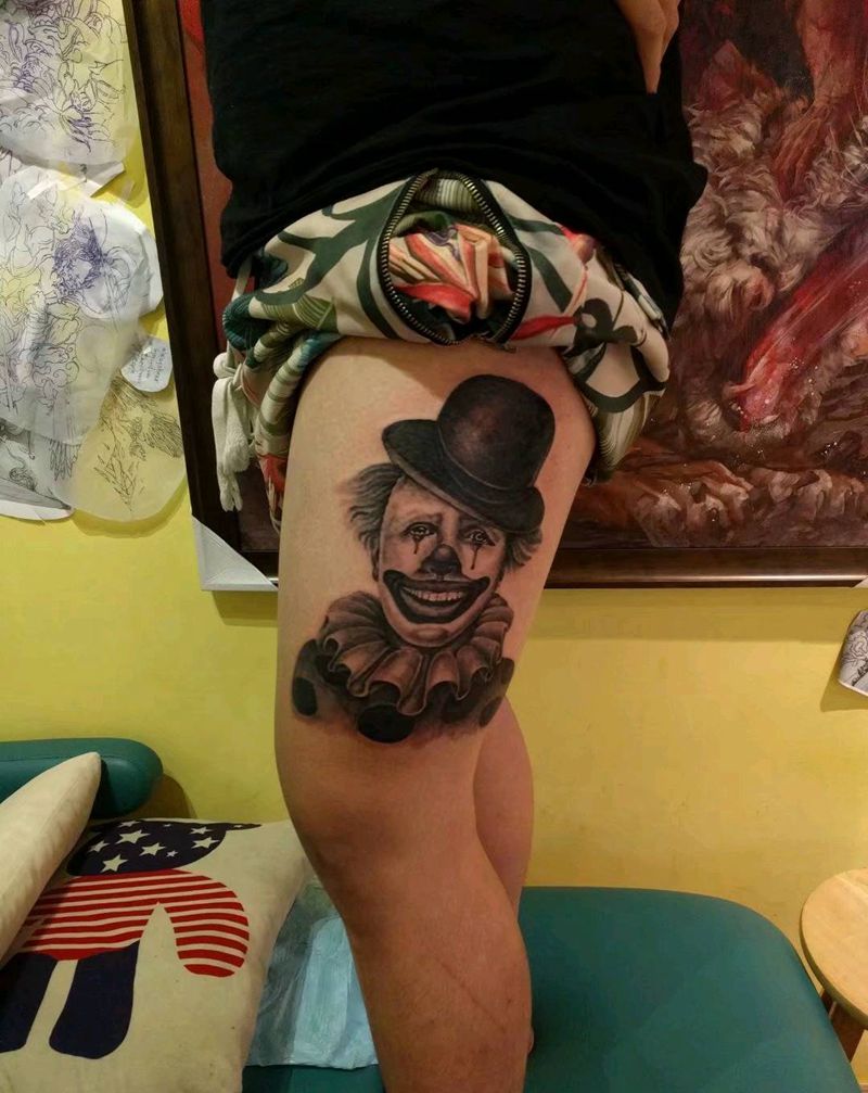 小丑纹身图片