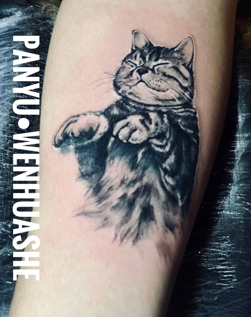 旧图覆盖纹身图片_手臂点刺欧美写实纹身图案