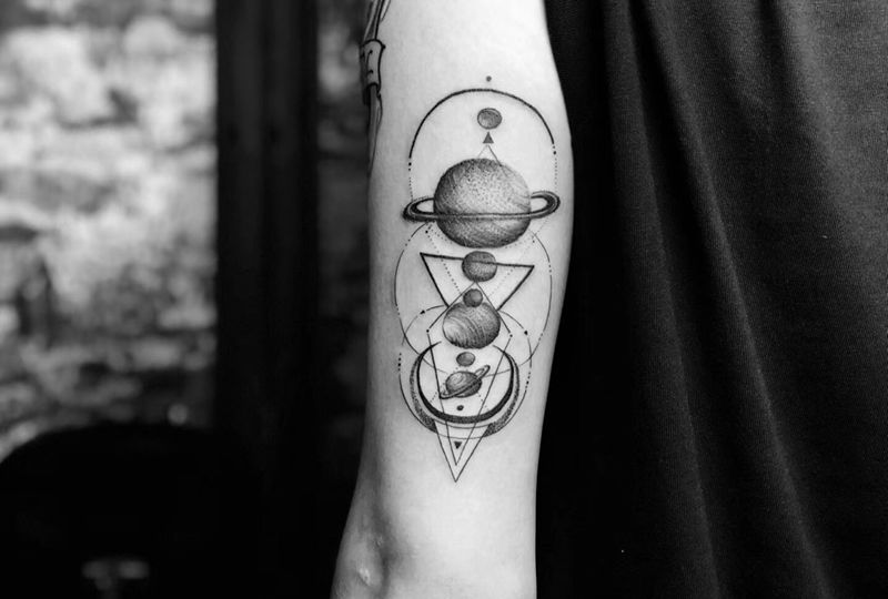 几何纹身纹身图片