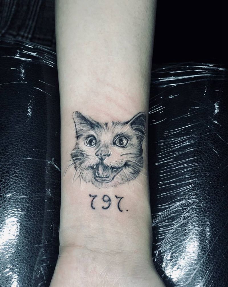 陪伴797天纹身图片