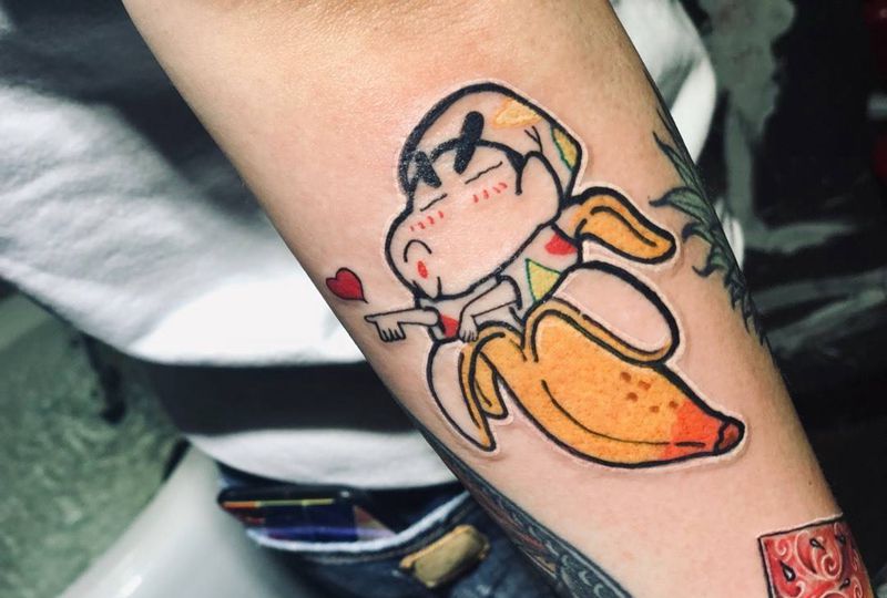 蜡笔小新纹身图片