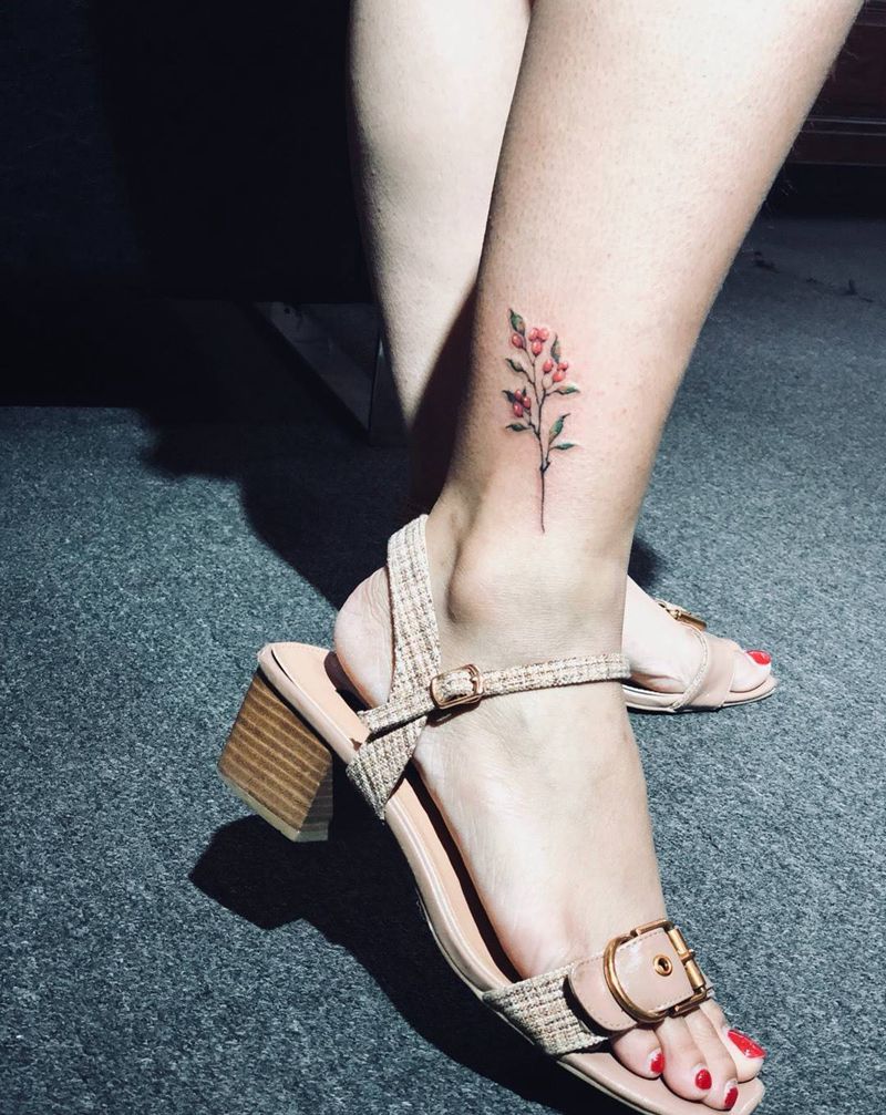 小果实纹身图片