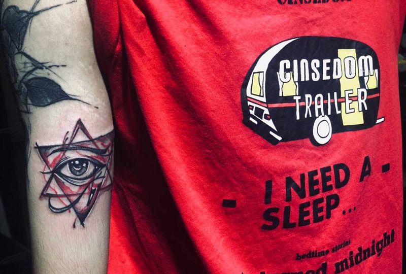 上帝之眼纹身图片