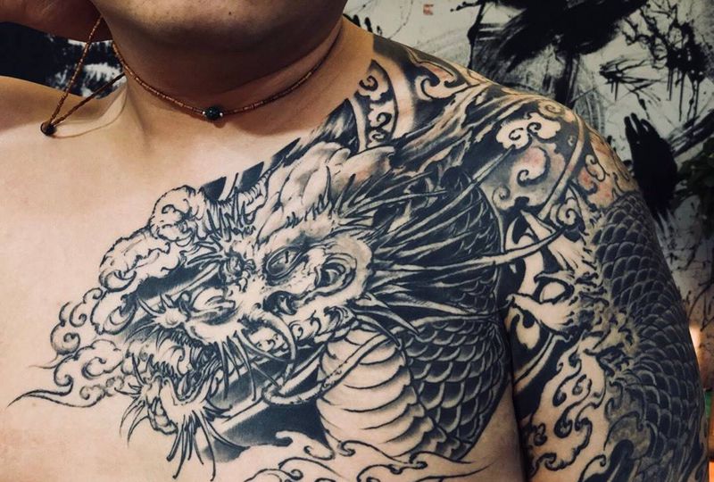 半年前作品纹身图片