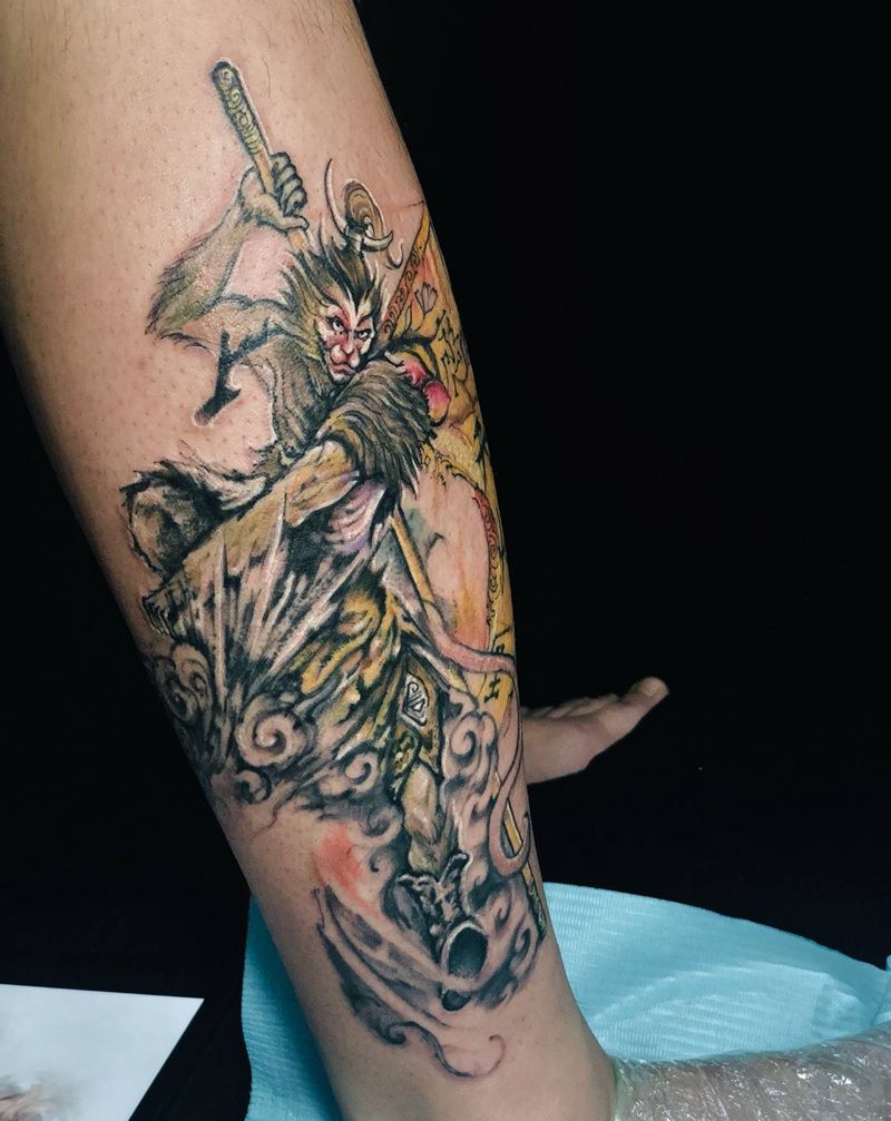 踏破凌悟空传纹身图片