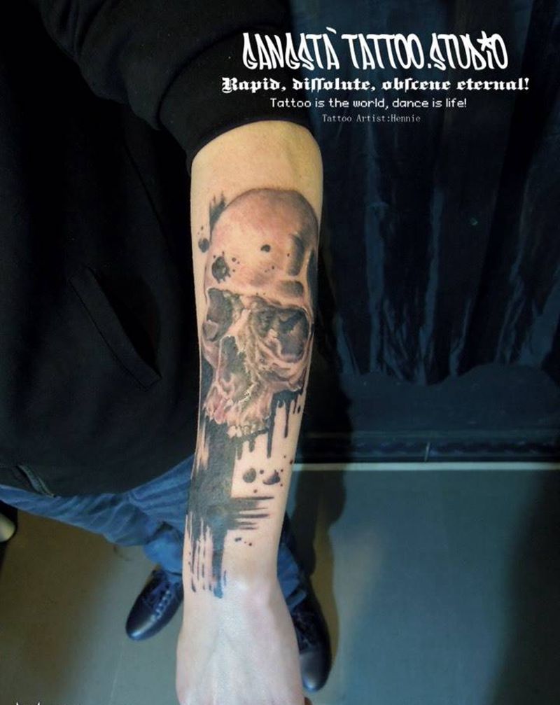 疤痕遮盖纹身图片