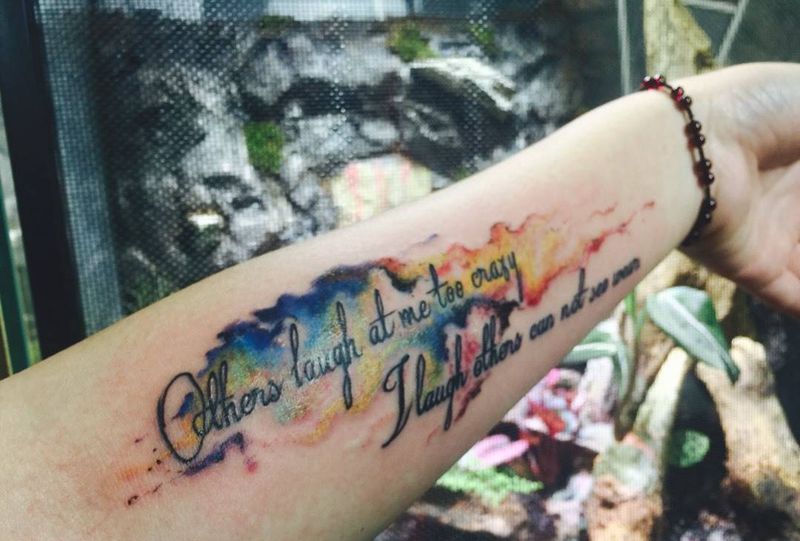 小英文纹身图片