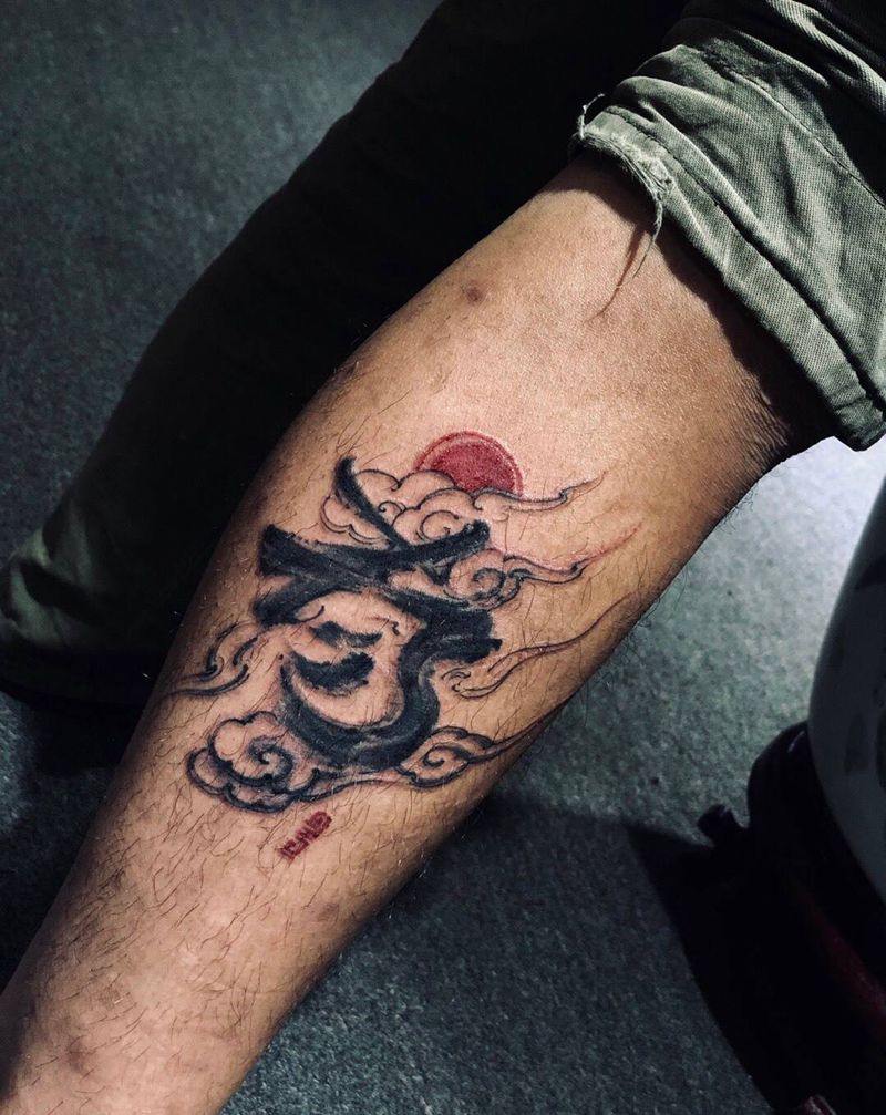 水墨风格纹身图片