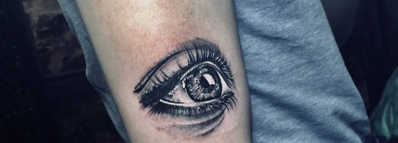 眼睛纹身图片