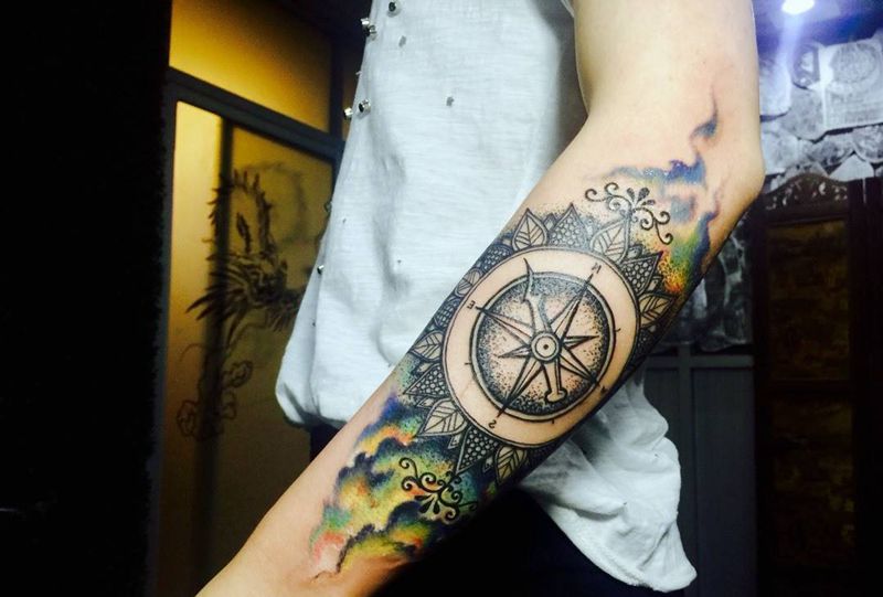 覆盖疤痕纹身图片