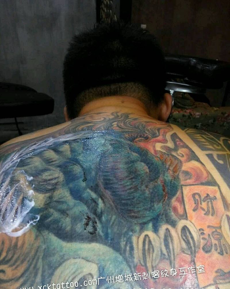 终于完工纹身图片