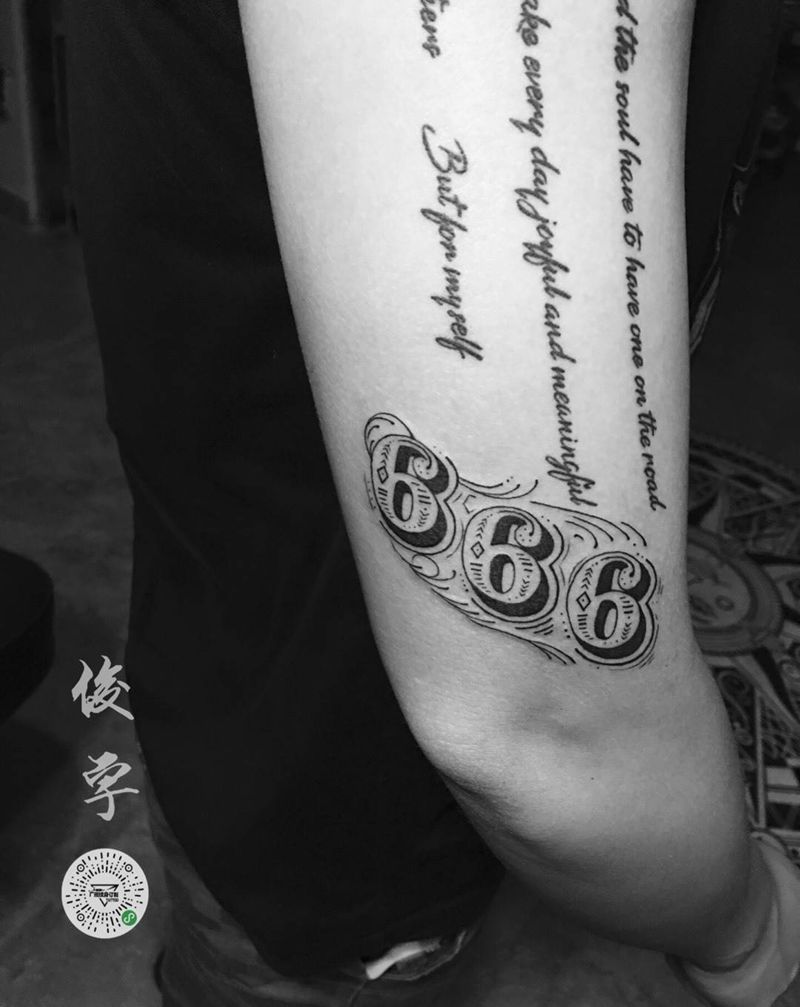 666纹身图片