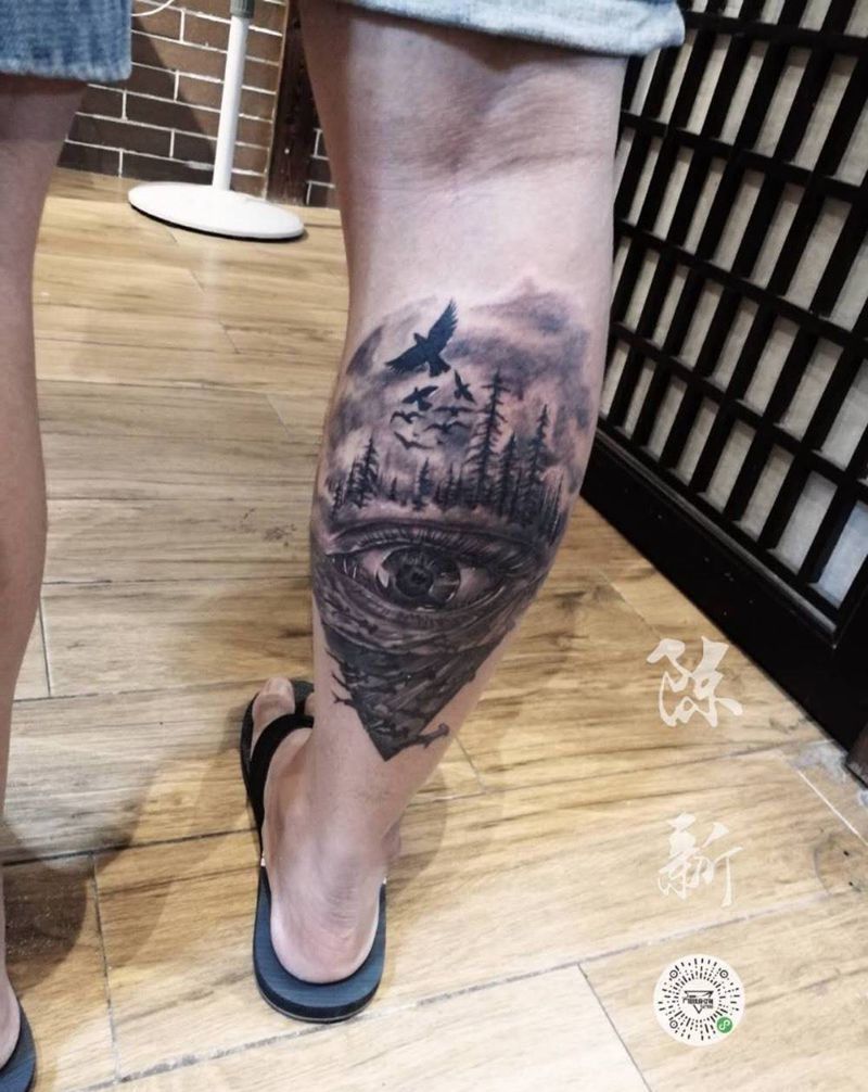 给个眼神自己体会纹身图片