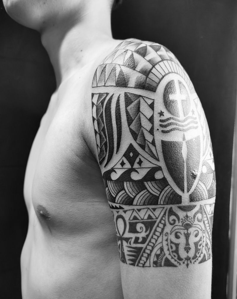 毛利图腾纹身图片_图腾纹身图案