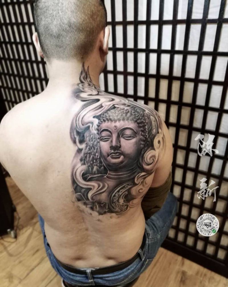 佛纹身图片