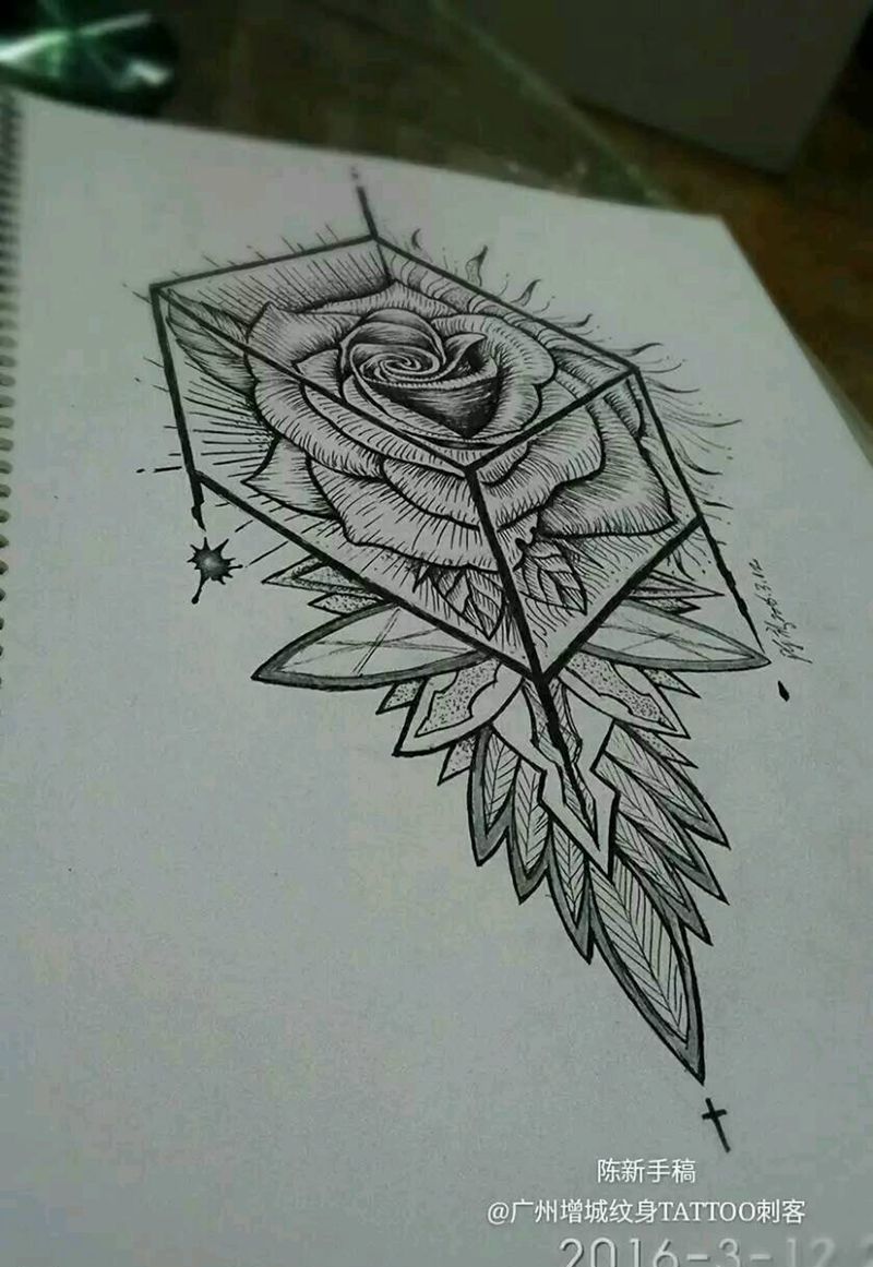 手稿纹身图片