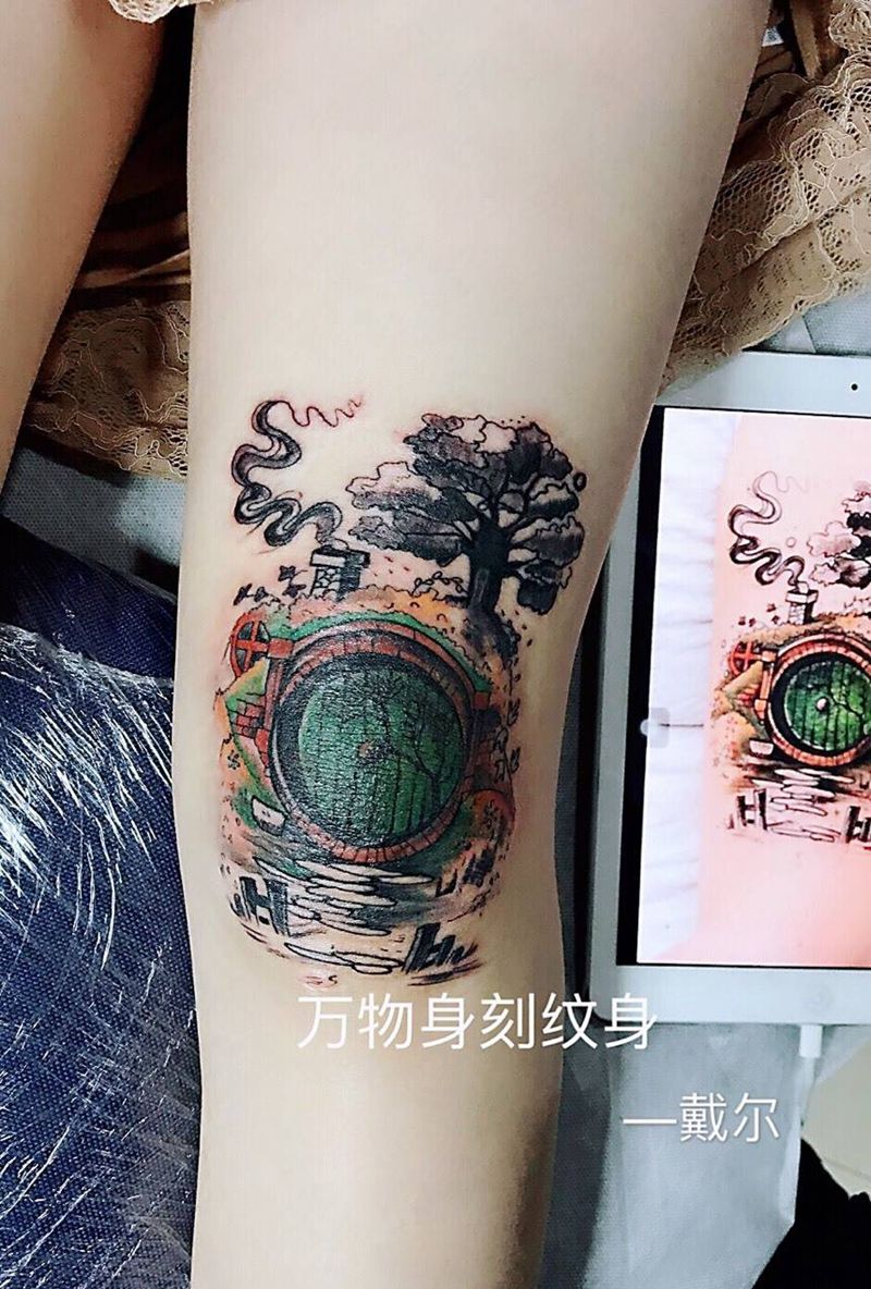 胎记遮盖纹身图片