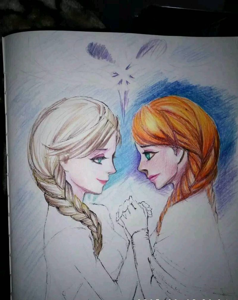 姐妹情深处，冰雪消融时。纹身图片