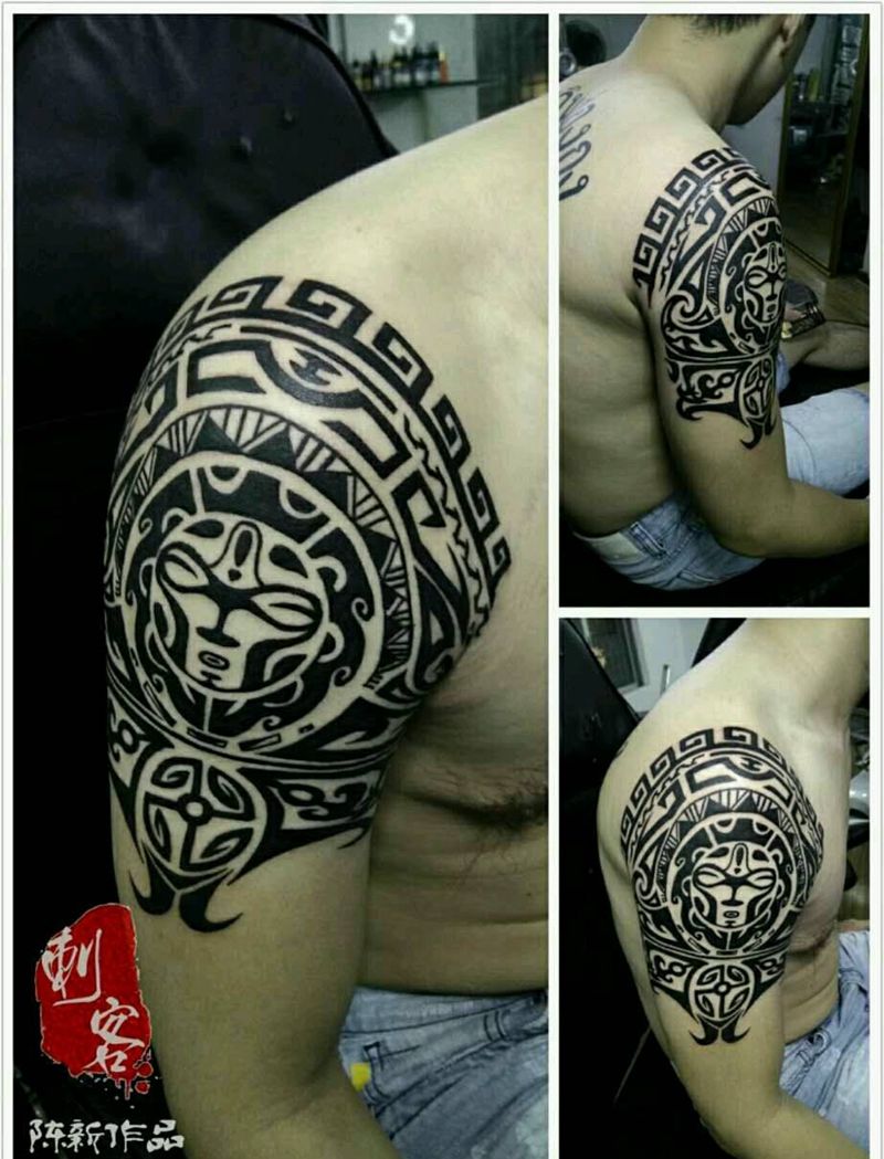 玛雅图腾纹身图片