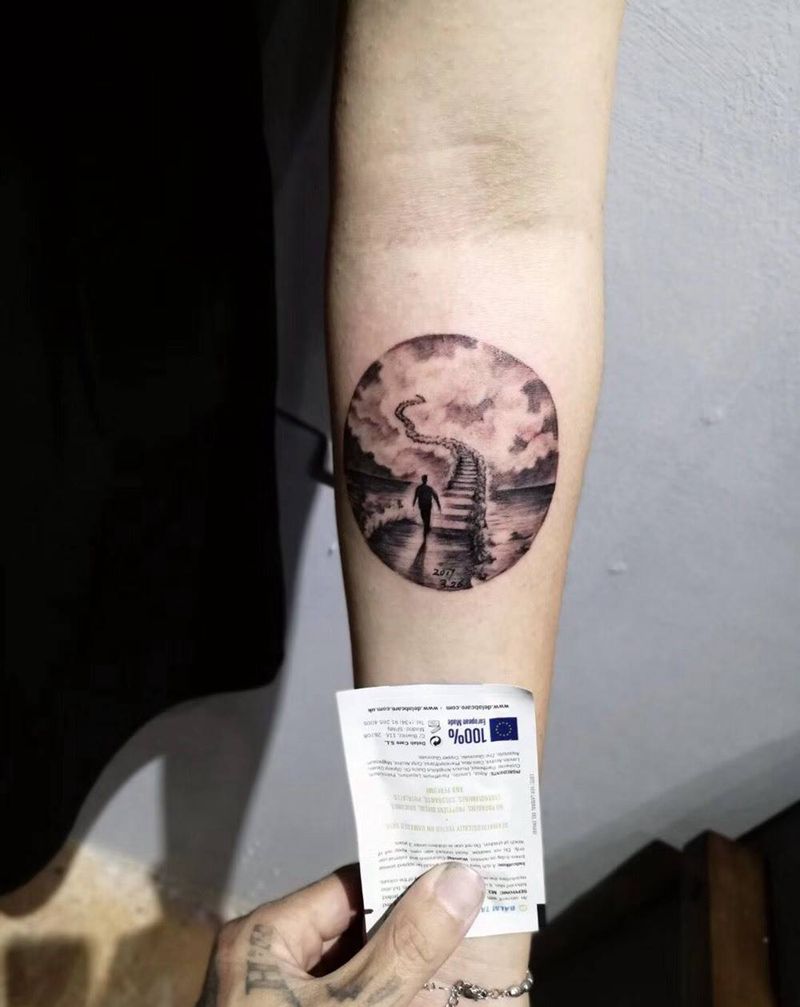 一父一生难忘纹身图片