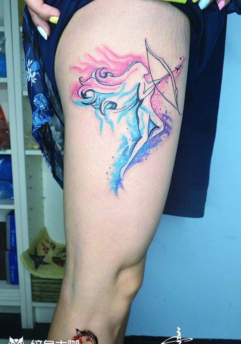 水彩作品，喜欢点赞吧！纹身图片