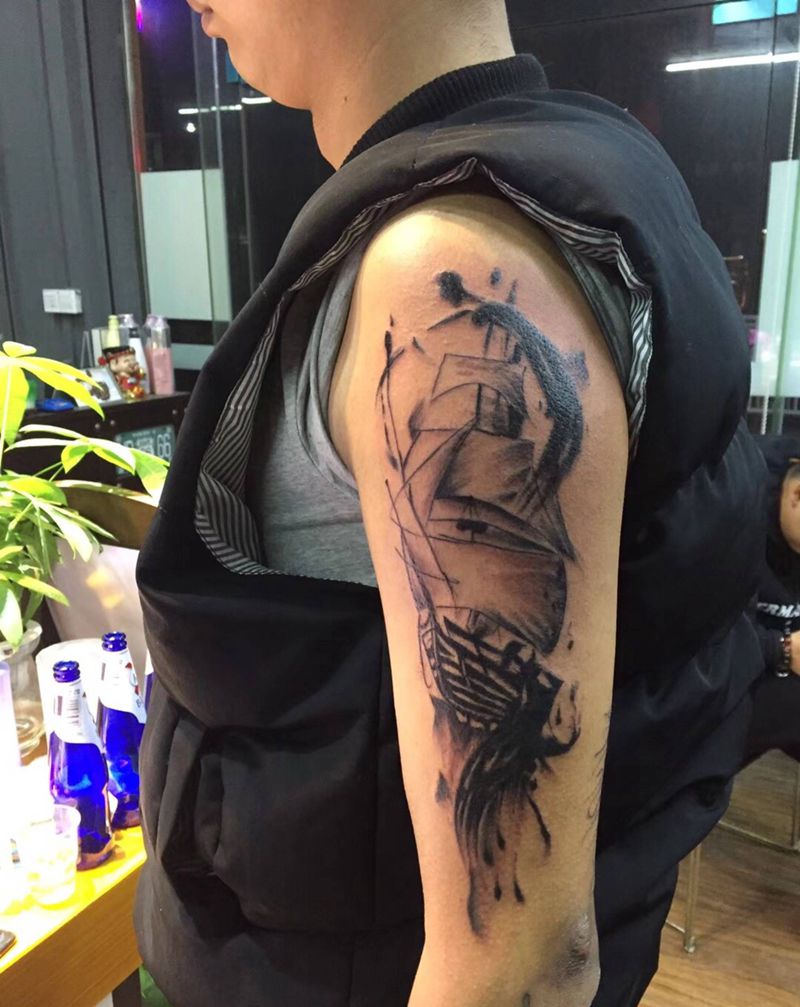 嗯 马上开启变身模式了纹身图片