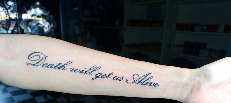 英文字体纹身图片