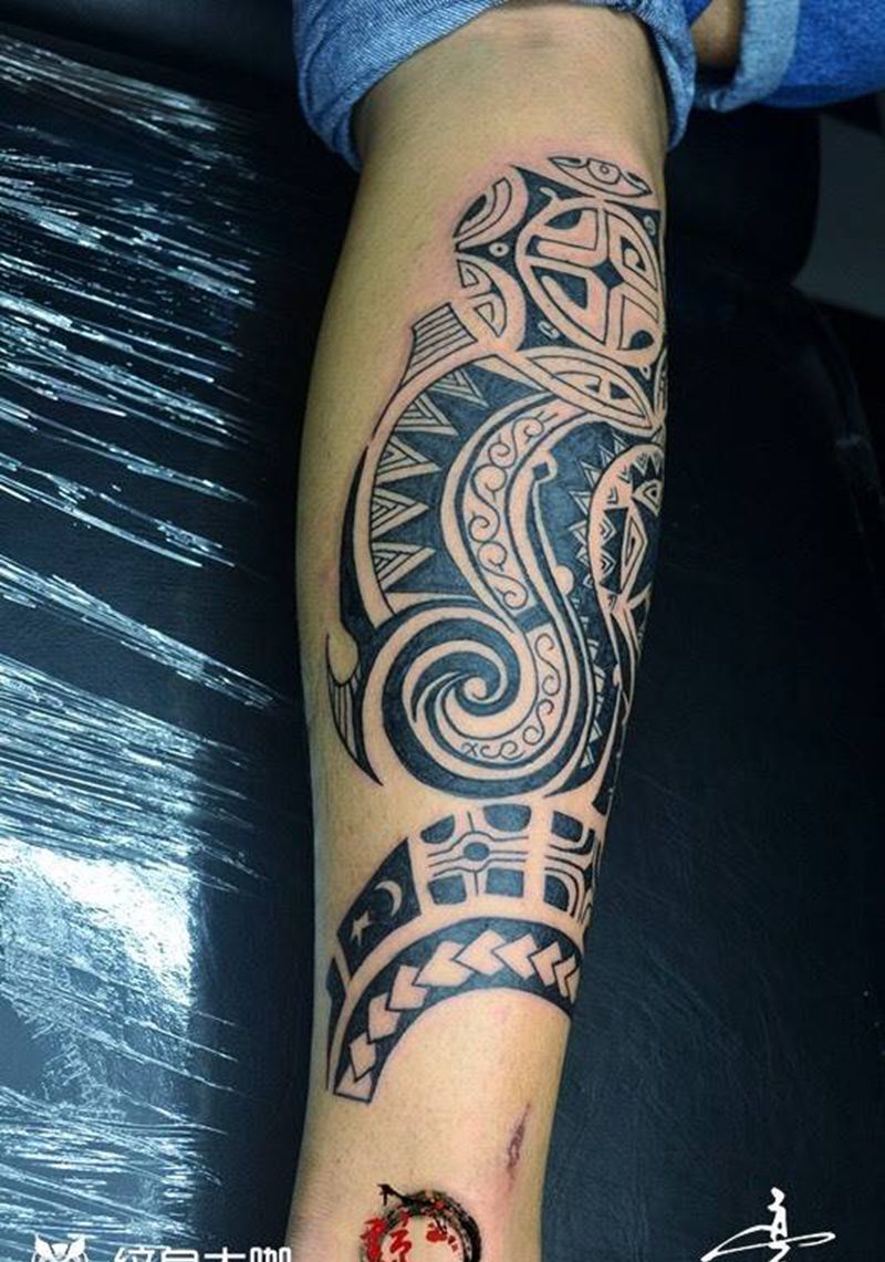 部落图腾纹身图片