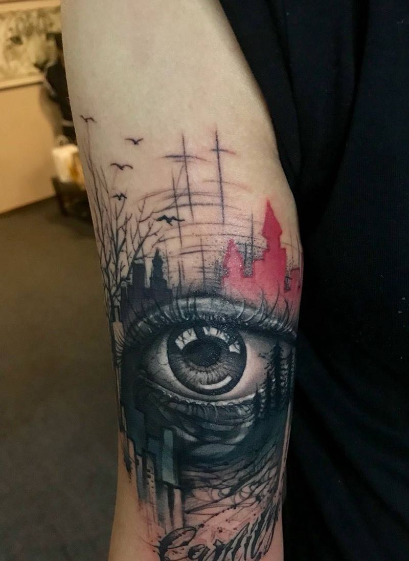 遮盖作品，眼睛