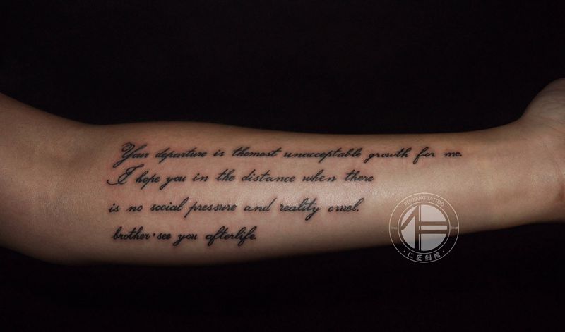 英文纹身图片_手部手臂英文纹身图案