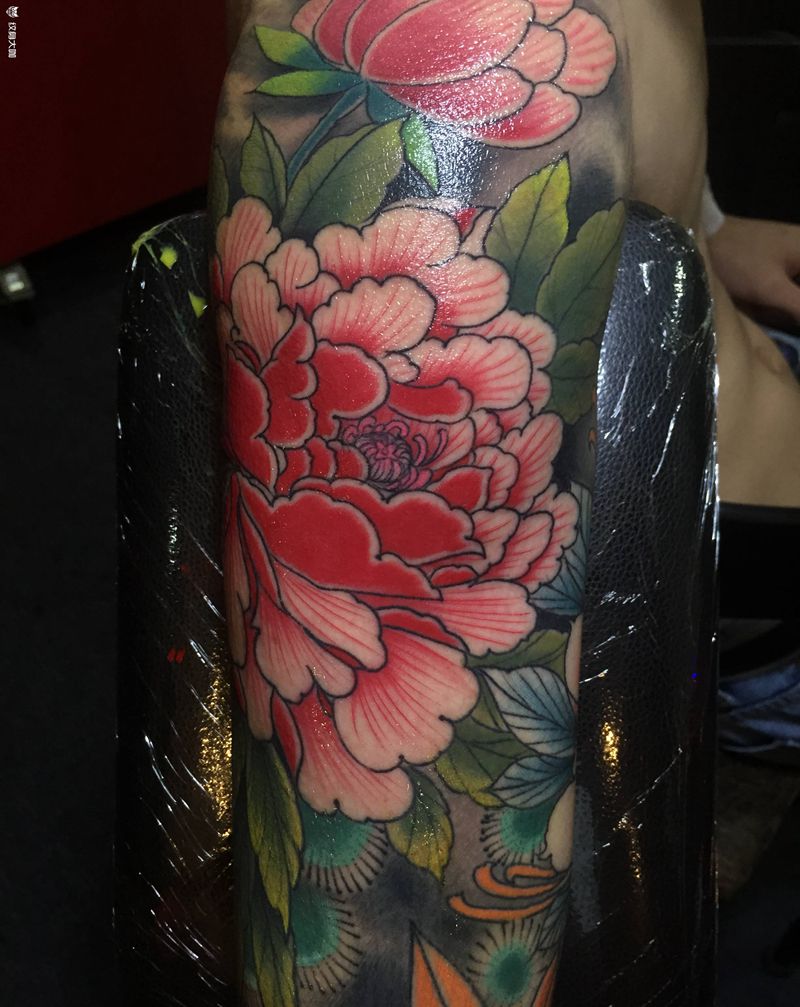 传统花臂纹身图片_手臂手部老传统纹身图案