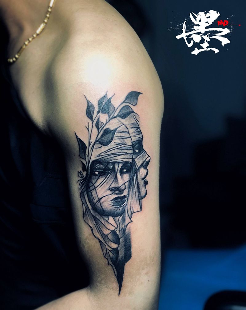 近期本人作品纹身图片_手部腿部New School新传统纹身图案