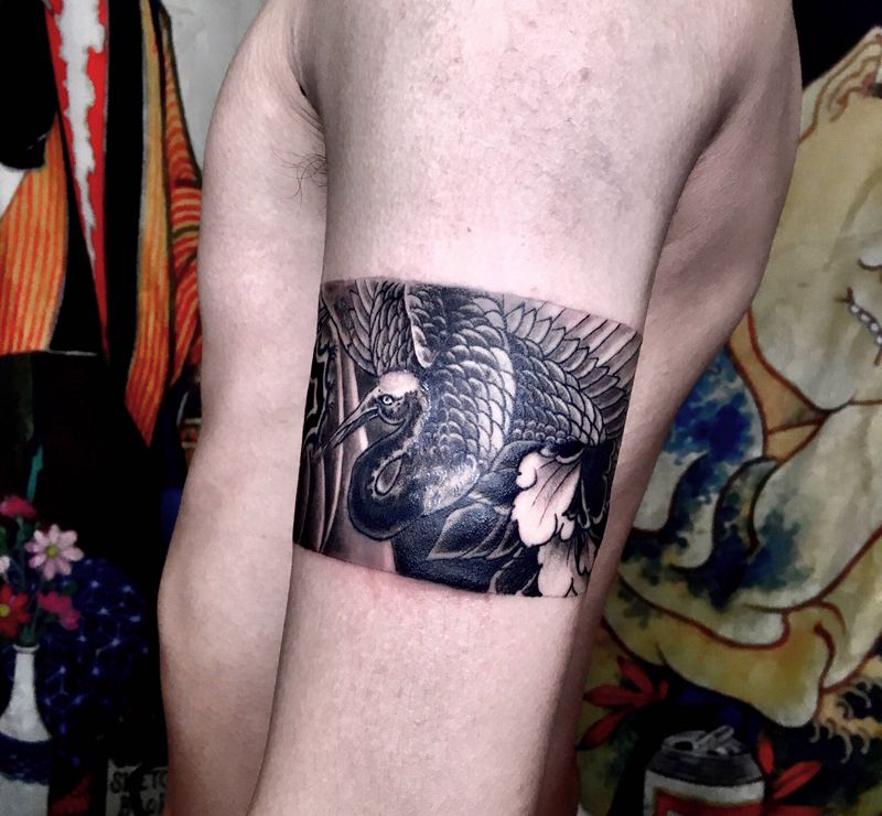 传统臂环纹身图片_手臂纹身图案