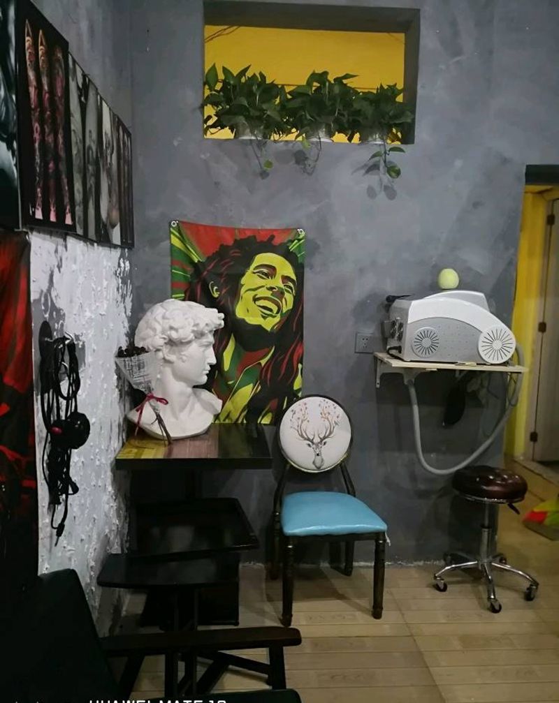 门店环境纹身图片_门店纹身图案