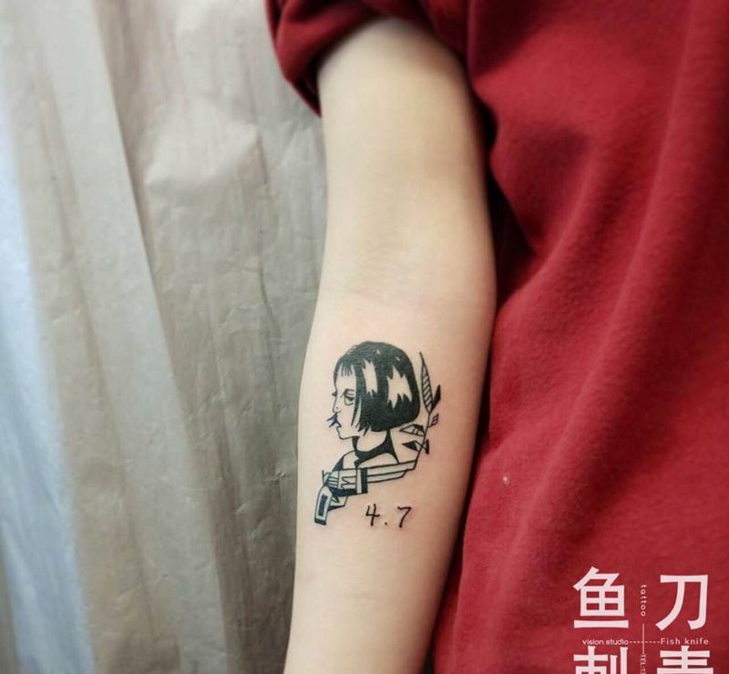 这个杀手不太冷纹身图片