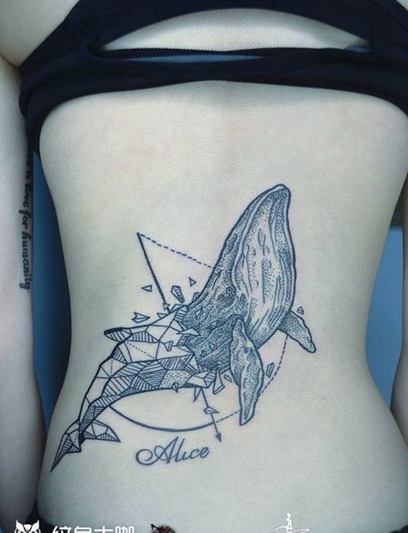 鲸鱼纹身图片