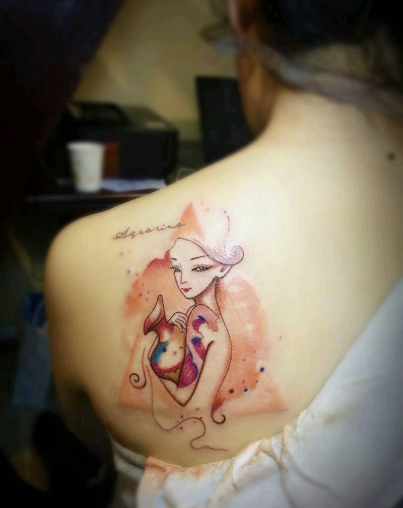 小清新纹身图片