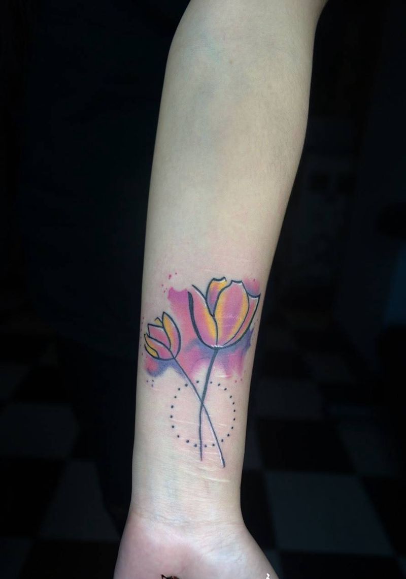 小清新图案纹身图片_成品胸部背部腰部腹部手臂腿部花都广州纹身图案