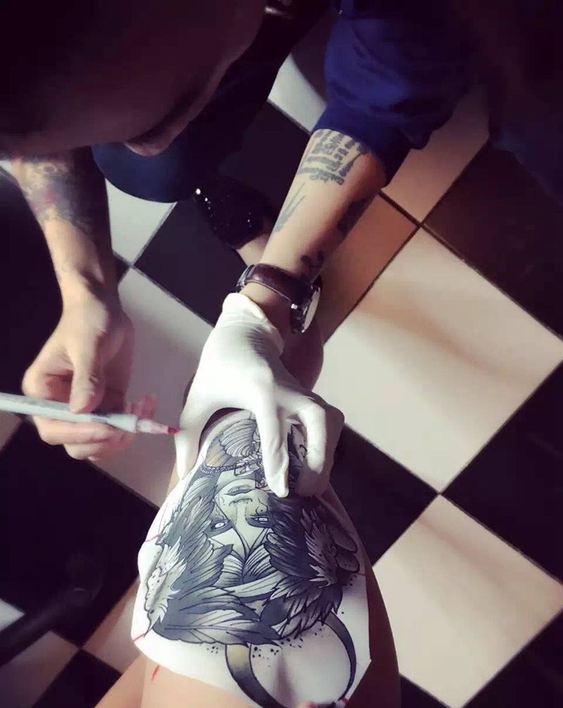 加班的工作#纹身图片