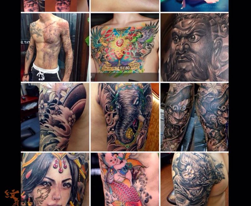 之前部分作品.纹身图片_臀部手臂脚部手部胸部背部腿部纹身图案