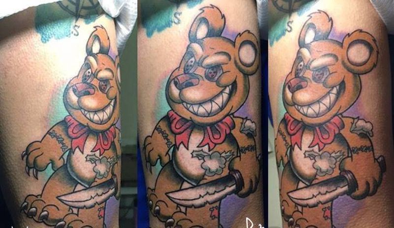 #暴力熊#纹身图片