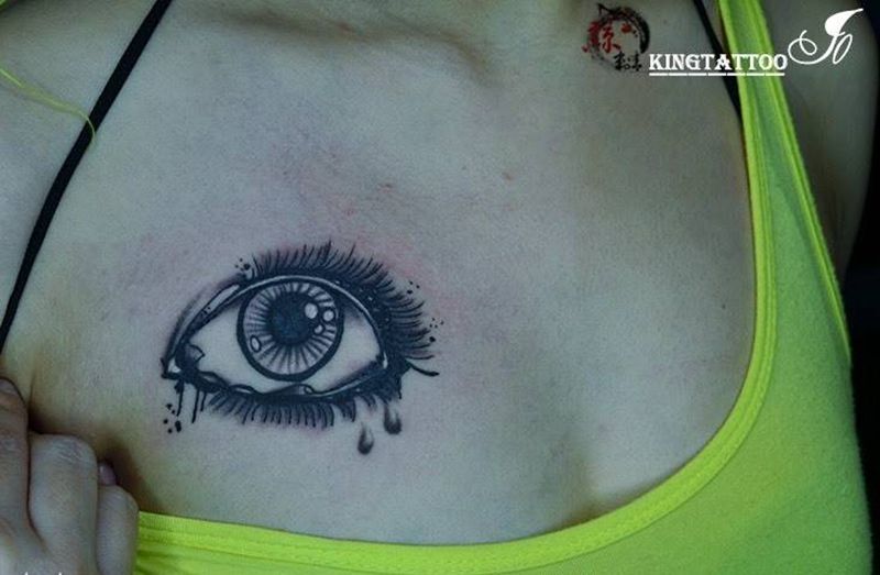 眼睛纹身图片
