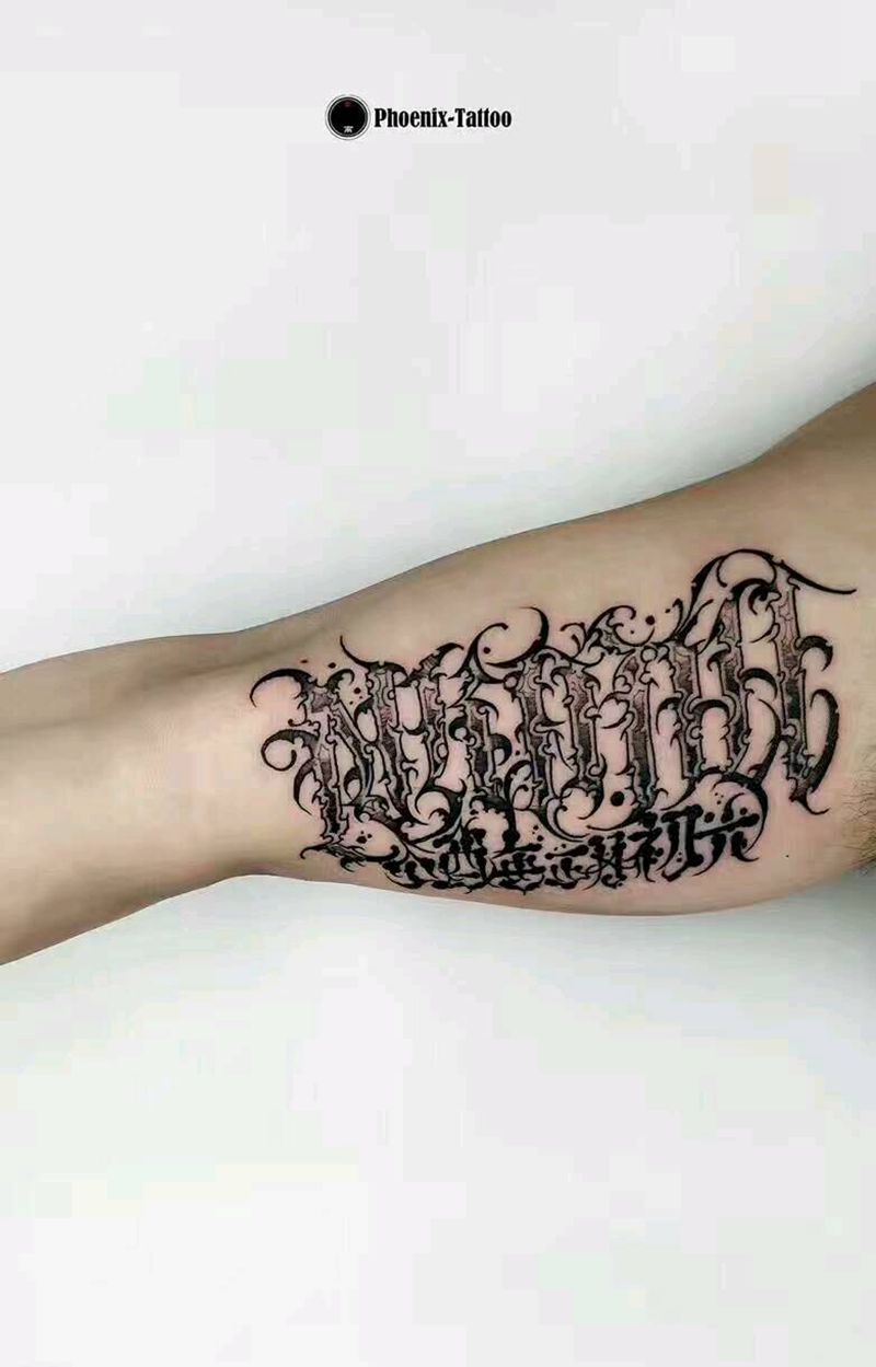 奇卡诺 花体纹身图片