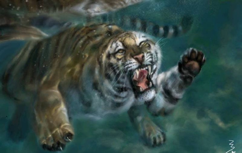 绘画作品纹身图片_水彩欧美写实纹身图案