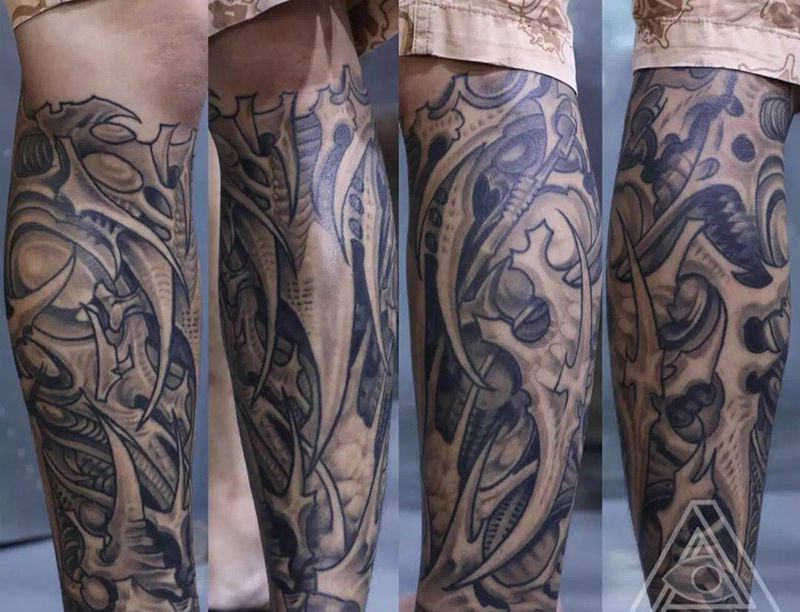 tattoo明纹身图片_几何植物背部腿部臀部腹部腰部手臂脚部手部纹身图案