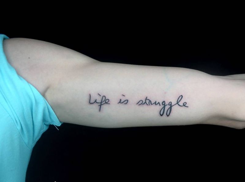 小清新作品纹身图片_成品背部手部手臂广州花都纹身图案