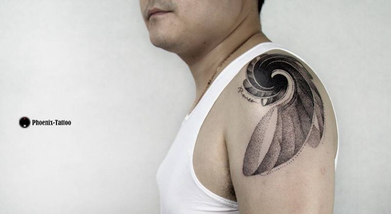 点绘 螺纹身图片