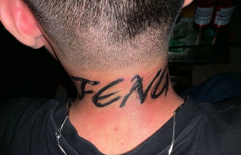 字体纹身图片_花体字纹身图案