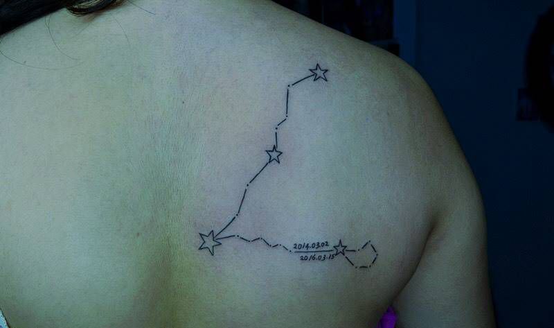 双鱼座纹身图片